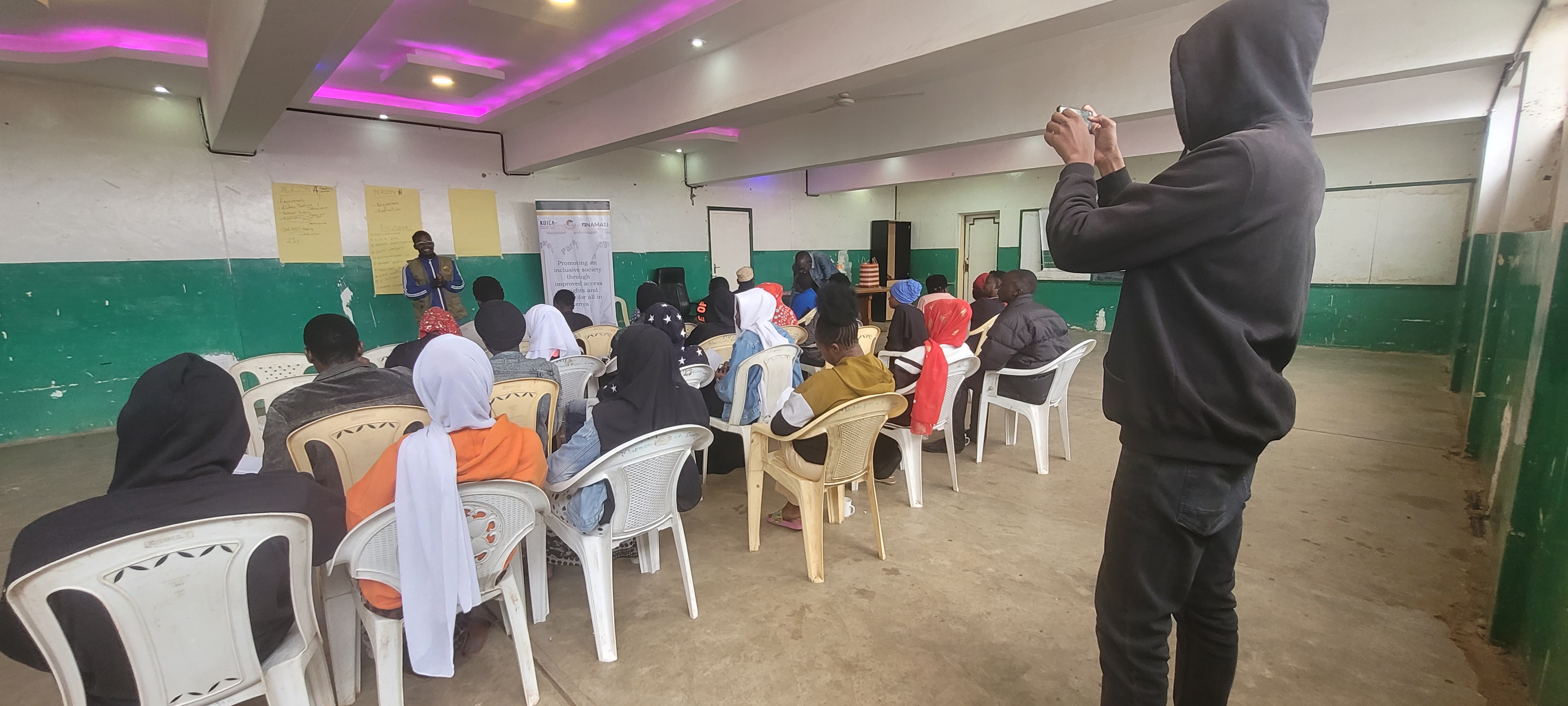 K-HAKI participants during a community programme